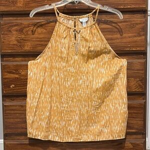 Women's Sleeveless Top in Mustard by Nine West, size large